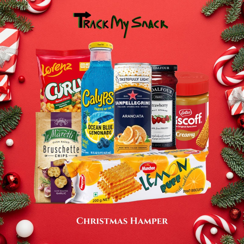 Special Christmas Hamper - Lorenz Curly, Calypso, San Pellegrino, St. Dalfour, Lotus, Maretti & Munchee: Premium Christmas Hamper