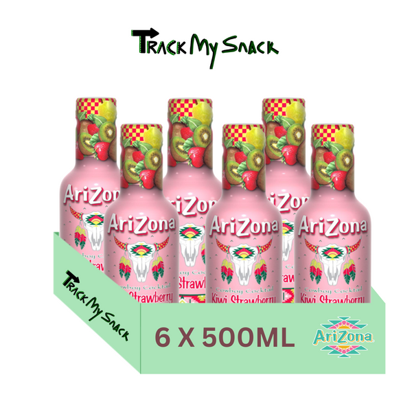 Arizona Kiwi Strawberry With White Tea 500ml Pack of 06