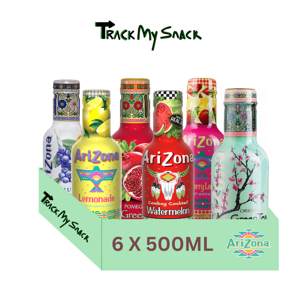 Arizona Drinks Available in 6 Flavours Any Random Flavours 500ml Pack Of 06