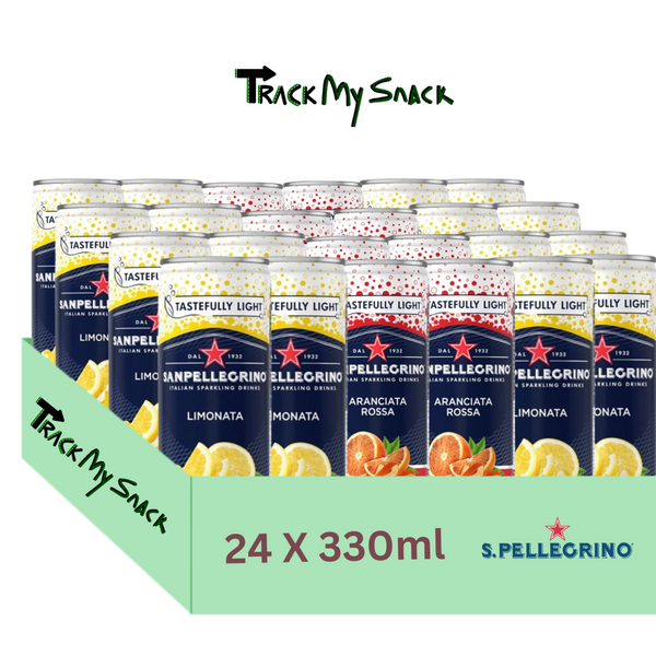 San Pellegrino Mix 24 Lemon, Blood Orange and Orange Soft and Sparkling Drink