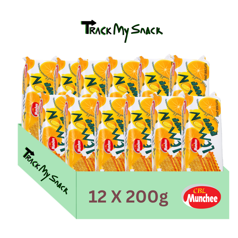 Munchee Lemon Puff Biscuits - 200g - Pack Of 4 Jordan