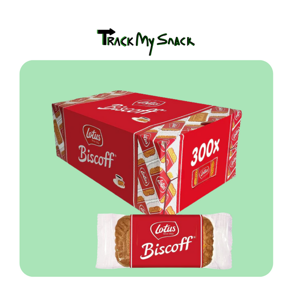 Lotus Biscoff Original Caramelised Single Tea Coffee Biscuits 300 Pack Catering