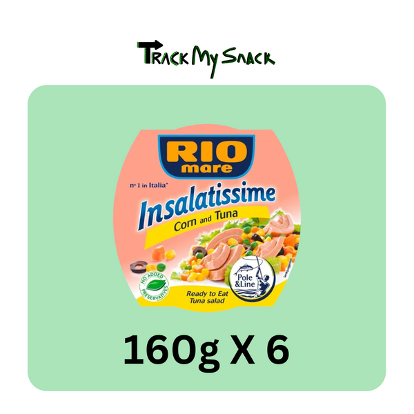 Rio Mare Tuna & Sweetcorn Salad Tonno 160g Pack 06