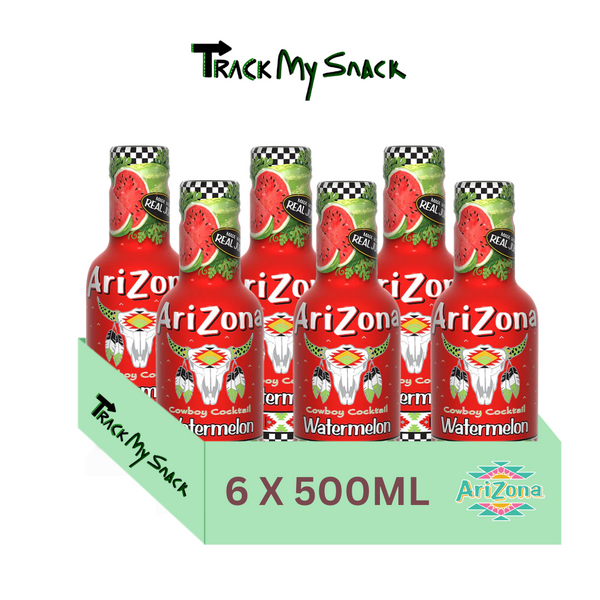 Arizona Drink Watermelon Cocktail Tea 500ml Pack of 06