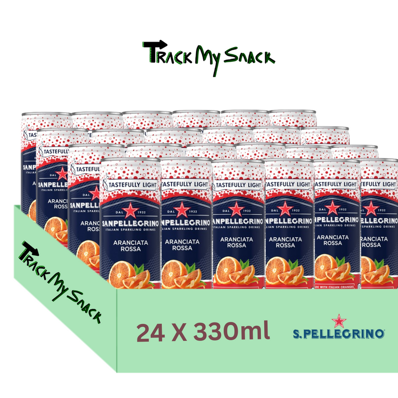 San Pellegrino Blood Orange 24 Cans Pack | San Pellegrino 330ML Italian Taste