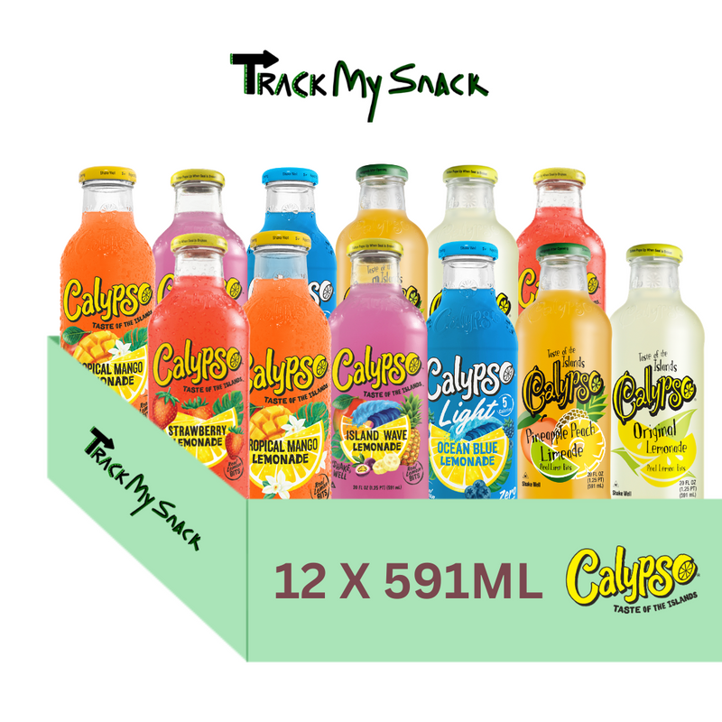 Calypso Summer Drink 591ML Any Random 12 Bottles Assorted Pack