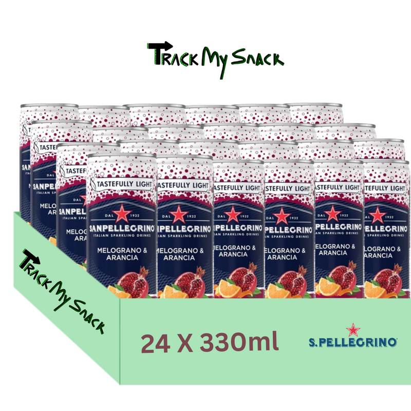 San Pellegrino Pomegranate 24 Cans Pack | San Pellegrino 330ML Italian Taste