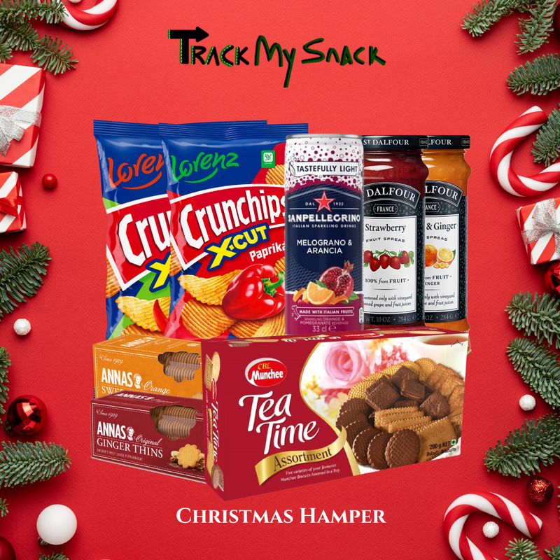 Special Christmas Hamper - Holiday Delights Hamper - Lorenz Snacks, Sparkling Drinks & Tea-Time Treats