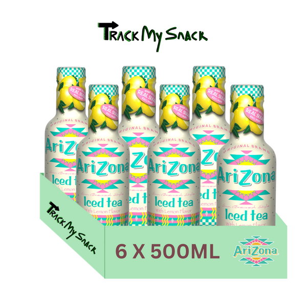 Arizona Lemon Ice Tea 500ml Ice Tea Pack of 06